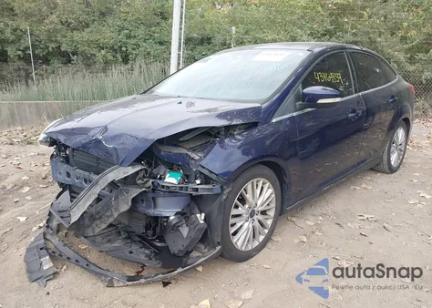 2016 Ford Focus Titanium from USA, damaged, VIN 1FADP3J29GL297105